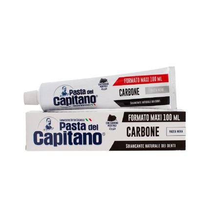 خمیر دندان پاستا دل کاپیتانو Pasta del Capitano سفید کننده مدل CARBONE